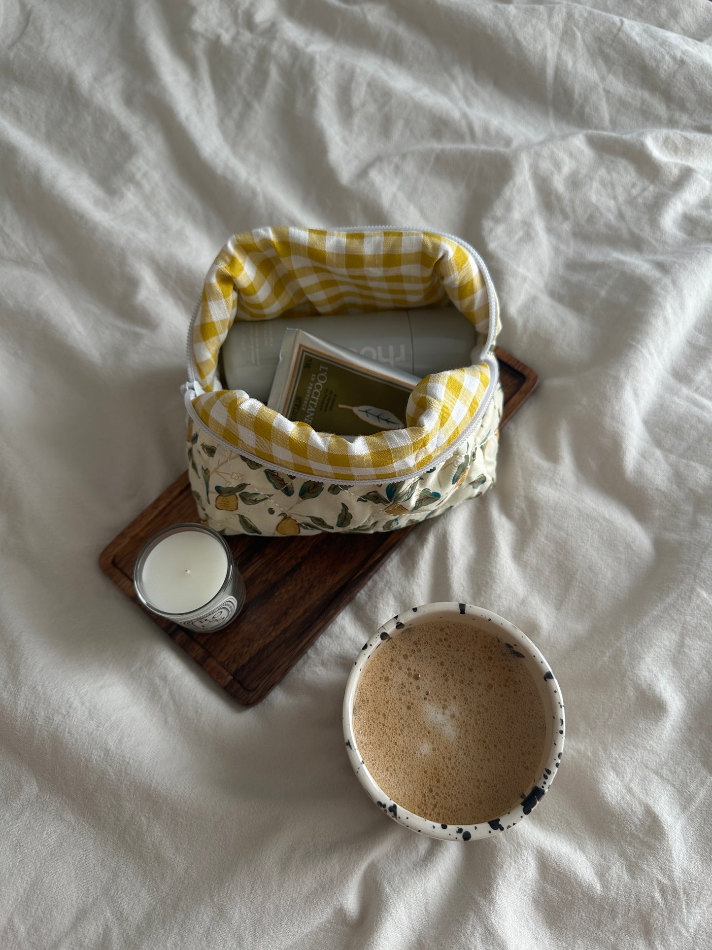 Cosmetic Bag - Lemon Curd