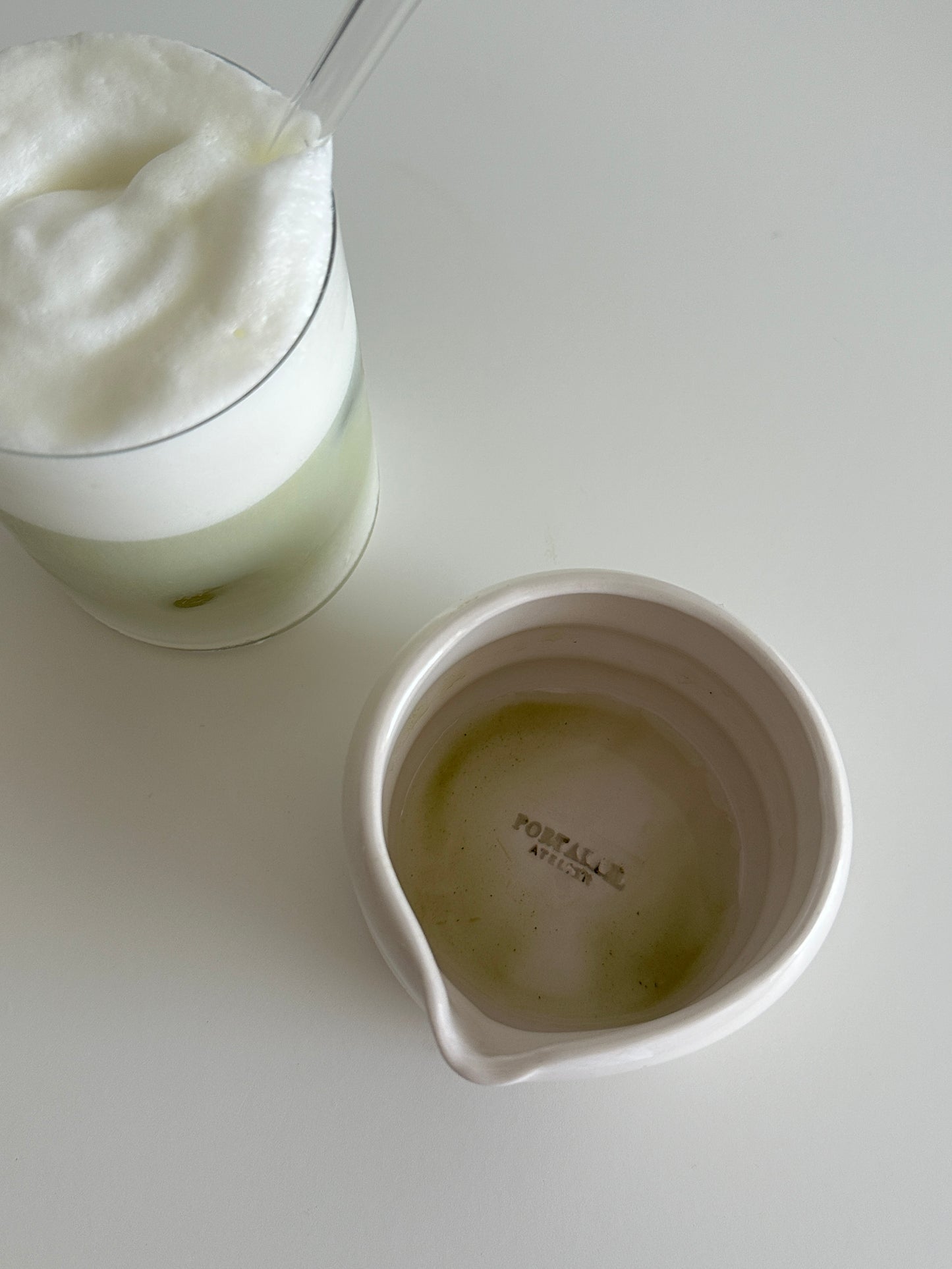 Kännchen für Matcha oder Milch - Minimalist